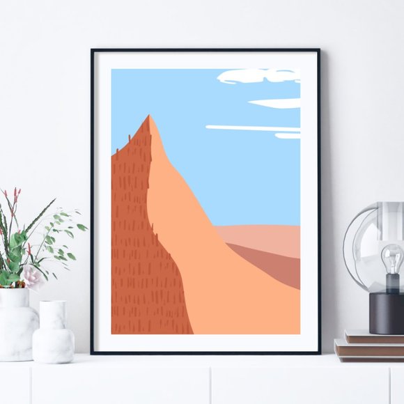 2/$35 Modern Minimalist Boho Lanscape Wall Art Print Home Decor [No Frame] - Picture 3 of 6